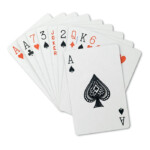 Klassisches Spielkartendeck in einer Kunststoffbox. 54 Karten.-Blau-8719941023307