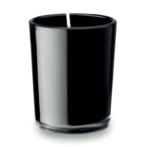 Duftkerze in einem farbigen Glas.-Schwarz-8719941002807