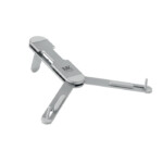 faltbarer und kompakter Aluminium-Laptopständer mit rutschfesten Silikonpolstern. (geeignet für Computer 17' oder kleiner)-Silber matt-8719941054400-2