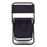 Klappstuhl aus 600D Polyester mit Aufbewahrungs-/Kühltasche und Gurten. Höchstgewicht 85 kg.-Schwarz-8719941048010-1
