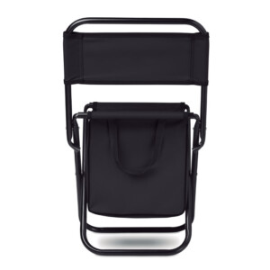 Klappstuhl aus 600D Polyester mit Aufbewahrungs-/Kühltasche und Gurten. Höchstgewicht 85 kg.-Schwarz-8719941048010-3