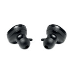 2 x drahtlose TWS 5.0-Stereokopfhörer mit eingebautem 45-mAh-Akku. Spielzeit ca. 3 Uhr morgens. Micro-USB-Kabel. Präsentiert in einer Ladestationsbox mit einem 250 mAh Li-Ionen-Akku.-Schwarz-8719941043930-6