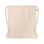 Kordelzugbeutel aus Bio-Baumwolle. 140 g/m². Hergestellt aus zertifizierter Bio-Baumwolle.-Beige-8719941054783-2