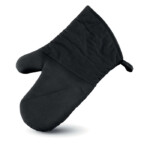 dieser Baumwoll-Küchenhandschuh mit Gummiteil.-Schwarz-8719941018402
