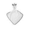 Plüsch-Babyhandtuch aus Velours-Polyester mit Hase oben drauf. 180gr/m².-Weiß-8719941044746