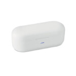 Set mit 2 kabellosen True Wireless Stereo (TWS) 5.0-Ohrhörern mit integriertem 35-mAh-Akku. Spielzeit ca. 2 Stunden. Micro USB Ladekabel und eine 300 mAh Ladestation.-Weiß-8719941046535-1