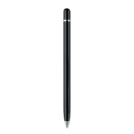 Langlebiger tintenloser Stift aus Aluminium. Der Stift schreibt dank der Spitze aus einer Metalllegierung. (Bleistifteffekt)-Schwarz-8719941052628