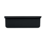 Lunchbox mit 1 Fach aus PP inklusive Besteck.-Schwarz-8719941053380-1