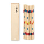 Mikado-Spiel aus Holz. Präsentiert in einer Holzkiste.-Holz-8719941031630-1