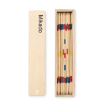 Mikado-Spiel aus Holz. Präsentiert in einer Holzkiste.-Holz-8719941031630