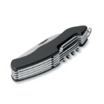 Klappbares Edelstahl-Multitool mit Edelstahlzange. 11 Funktionen.-Schwarz-8719941003651-2