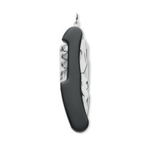 Klappbares Edelstahl-Multitool mit Edelstahlzange. 11 Funktionen.-Schwarz-8719941003651
