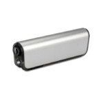 Werkzeugsatz mit 6 auswechselbaren Schraubendrehern und 1 LED-Taschenlampe. Aus ABS mit Metall-Finish. 3 Knopfbatterien enthalten.-Klares Grau-8719941008168-1