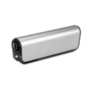 Werkzeugsatz mit 6 auswechselbaren Schraubendrehern und 1 LED-Taschenlampe. Aus ABS mit Metall-Finish. 3 Knopfbatterien enthalten.-Klares Grau-8719941008168-1