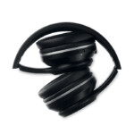 Faltbarer kabelloser ABS-Kopfhörer mit aktiver Geräuschunterdrückung (ANC). 500 mAh Akku. Freisprech- und Mikrofonfunktion. Nutzungsdauer ca. 10 Stunden. Micro-USB-Ladekabel. Präsentiert in einem PU-Beutel. Reichweite: 10m.-Schwarz-8719941048928-2