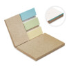Softcover-Notizblock mit 25 Blatt Papier aus Gras und 3 farbigen Markern. Pflanzen Sie nach Gebrauch die Bodendecker
