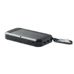8000 mAh Outdoor-Solar-Powerbank mit Lichtfunktion. Inklusive 21 LED-Lampen