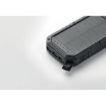 8000 mAh Outdoor-Solar-Powerbank mit Lichtfunktion. Inklusive 21 LED-Lampen