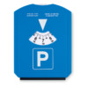 PS-Parkscheibe mit Schaberfunktion.-Blau-8719941028289