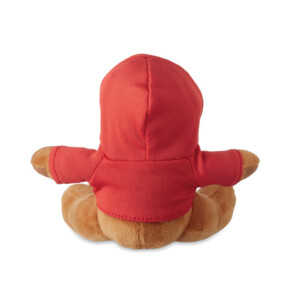 Weiches Plüsch-Rentier mit abnehmbarem Hoodie-Rot-8719941048973-6