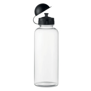 Trinkflasche aus RPET mit Mundstück aus PP. BPA-frei. Anti-Leck. Fassungsvermögen: 500 ml. Nicht geeignet für kohlensäurehaltige Getränke.-Transparent-8719941054882