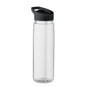 RPET-Flasche und PP-Verschluss mit Strohhalm. Fassungsvermögen: 650 ml. Nicht geeignet für kohlensäurehaltige Getränke.-Schwarz-8719941055520-2