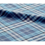 RPET-Fleecedecke mit quadratischem Muster und RPET-Polyester-Reisetasche. Vlies 180 g / m².-Blau-8719941049376-6