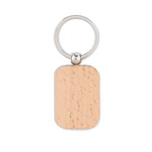 Rechteckiger Schlüsselanhänger aus Holz.-Holz-8719941044692