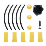 3 Bälle und 1 Luftpumpe.-Schwarz-8719941056534