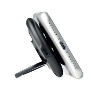 Kabelloses Ladegerät mit Stützring. Es verfügt über Saugnäpfe auf der Rückseite zum bequemen Aufladen bei Verwendung des Mobiltelefons.Ausgang: DC5V/2A (10W) für schnelles Aufladen. Kompatibel mit dem neuesten Android