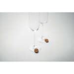 Set mit 6 Glasmarkern aus Kork in einer Box (1 Seite vorgedruckt)-Holz-8719941054509-6