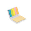 Haftnotizen-Set bestehend aus 5 Sätzen farbiger Marker und einem gelben Haftnotizblock.-Weiß-8719941032293