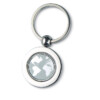 Schlüsselanhänger aus Zinklegierung. Geschenkverpackung.-Silber-8719941003217