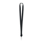 Polyester-Lanyard mit erweiterbarem Ausweishalter und Sicherheitsverschluss.-Schwarz-8719941044753-3