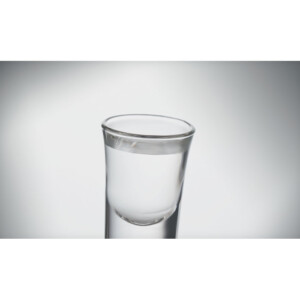 Schnapsglas aus Glas. Fassungsvermögen: 28 ml.-Transparent-8719941055926-6