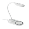 ABS-Schreibtischlampe mit 10 LED-Lampen und kabellosem 10-W-Ladegerät. Berührungssensitiver Bildschirm. Ausgang: DC 9 V/1