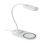 ABS-Schreibtischlampe mit 10 LED-Lampen und kabellosem 10-W-Ladegerät. Berührungssensitiver Bildschirm. Ausgang: DC 9 V/1