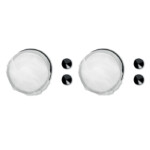 Set aus zwei Auto-Sonnenblenden aus Polyester. Inklusive zwei Befestigungssaugnäpfe.-Schwarz-8719941024106-1