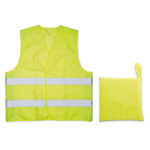 Klasse 2 Sicherheitsweste aus 100 % gewebtem Polyester mit gut sichtbarer reflektierender Oberfläche.-Gelb-8719941019973