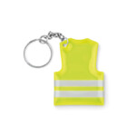 Schlüsselanhänger mit reflektierender Sicherheitsweste.-Neon Gelb-8719941031821