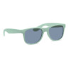 Klassische und elegante Sonnenbrille aus 45 % Bambusfaser und 55 % PP. UV-400-Schutz.-Grün-8719941042919