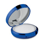 Lippenbalsam in einem Metalletui mit Spiegel im Deckel. SPF10.-Blau-8719941000902