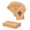 Klassische Spielkarten aus Recyclingpapier in einer Recyclingpapierbox. 54 Karten.-Beige-8719941052291