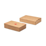 Klassische Spielkarten aus Recyclingpapier in einer Recyclingpapierbox. 54 Karten.-Beige-8719941052291-3