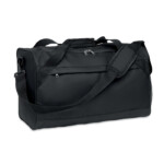 Sport- oder Reisetasche aus RPET 600D mit großer Fronttasche mit Reißverschluss