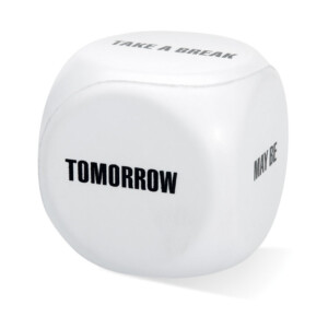Würfelförmiger Stressball (Machen Sie eine Pause
