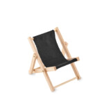 Faltbarer Telefonhalter in Form eines Lounge Chairs.-Schwarz-8719941057067