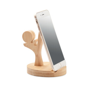 Telefonhalter aus Bambus in lustiger Form.-Holz-8719941057494-2
