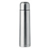 Doppelwandige Edelstahl-Isolierflasche 1 L. Auslaufsicher.-Silber matt-8719941042827