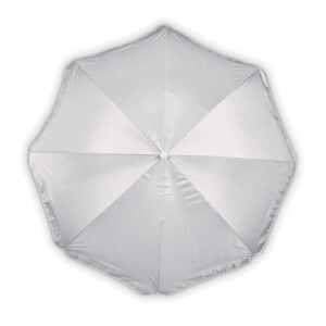 Tragbarer Sonnenschirm aus 210T Polyester mit innerer Anti-UV-Beschichtung (SPF30+) für sofortigen Schutz. Leicht und verstellbar. Inklusive Tragetasche. bei ~150 cm-Grau-8719941050563-3
